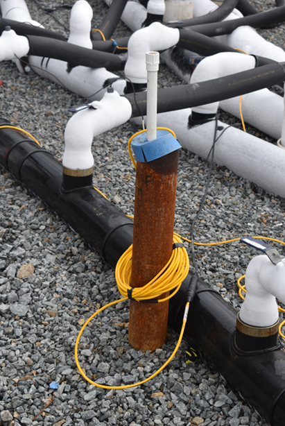 Instrumentation - Ground Temperature Monitoring Pipe.  (Courtesy of Keller, North America)