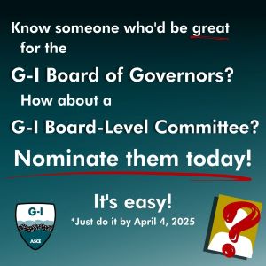 Nominate for the G-I Board or a Board-Level Committee!