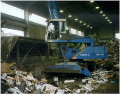 Construction and demolition wastes to be processed at the Remex processing plant in Germany. From Schimmoller et al. (2000).