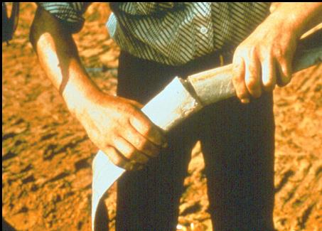 Inserting the PV Drain Core within the Jacket to Maintain Continuity<br />Courtesy of Geotechnics B.V.