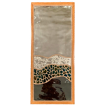 Image of original artwork depicting stylized layers of soil and rock