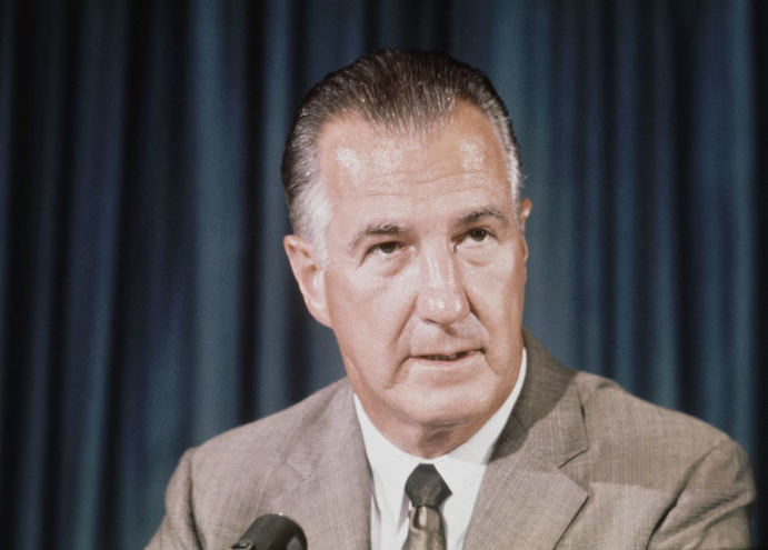 Color photograph of former U.S. Vice-President Spiro Agnew