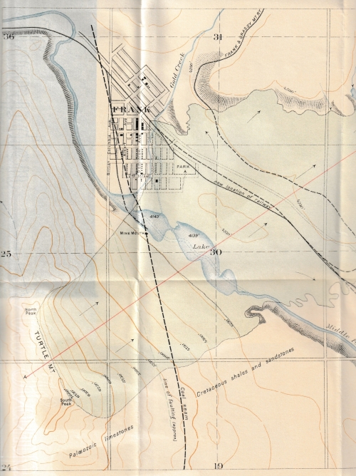 Topographic map