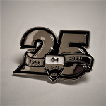 Photo of G-I 25th anniversary pin