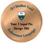 Mockup of Year 1 pin