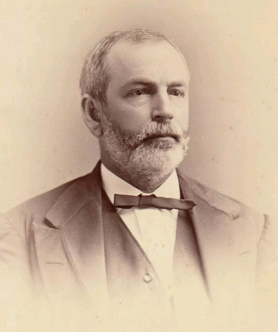 Sepia photograph of J.B. Wheeler
