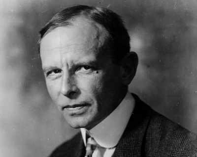 Black and white photograph of Karl Terzaghi in 1926