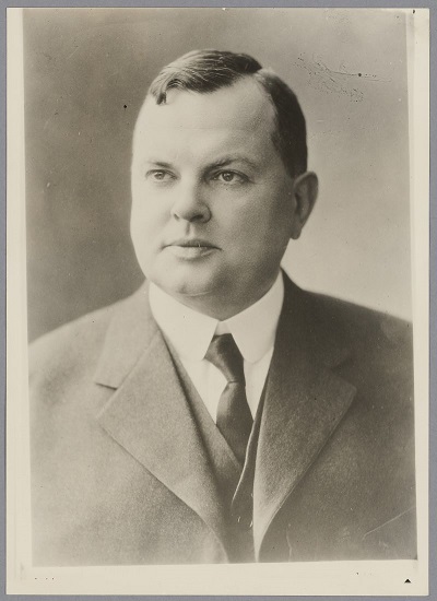 Black and white photo of Frederic Fay