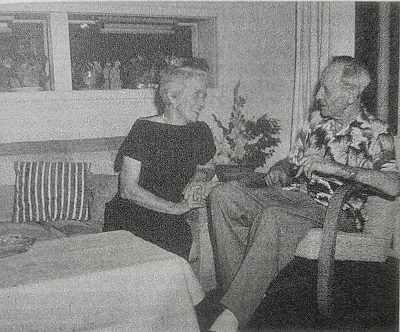 Black and white photo of Ruth Terzaghi and Karl Terzaghi