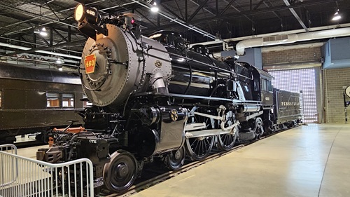 Color photograph of locomotive