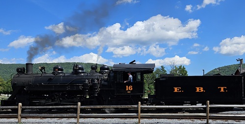 Color photograph of locomotive