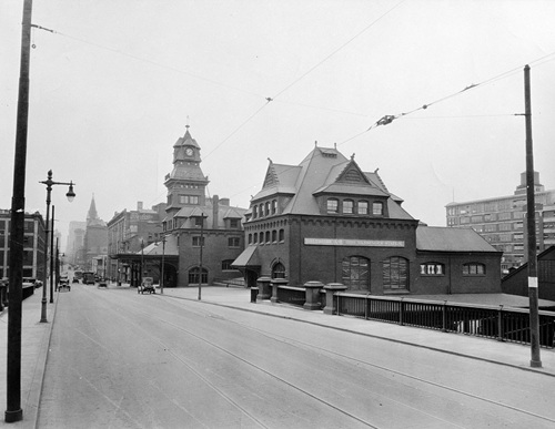 Black and white photograph