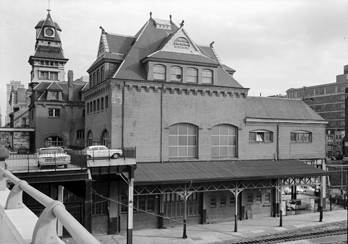 Black and white photograph