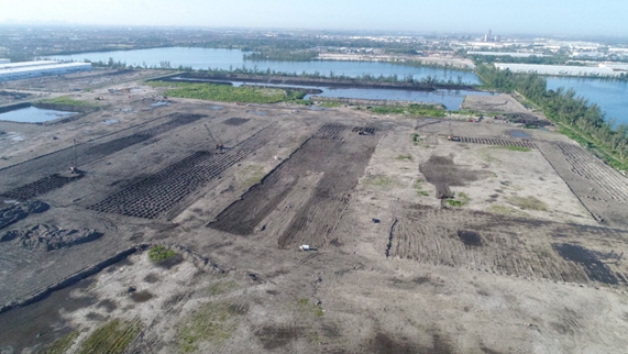 Aerial view of the Countyline site (Photo Courtesy of Densification, Inc.)