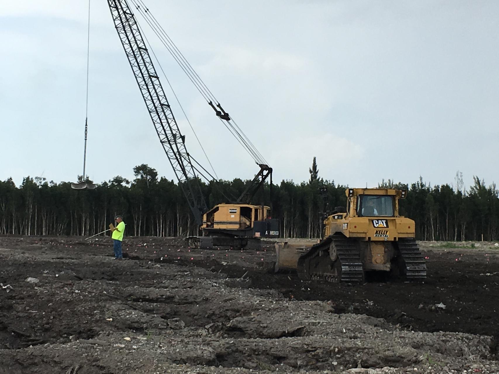 Deep Dynamic Compaction (Photo Courtesy of Densification, Inc.)