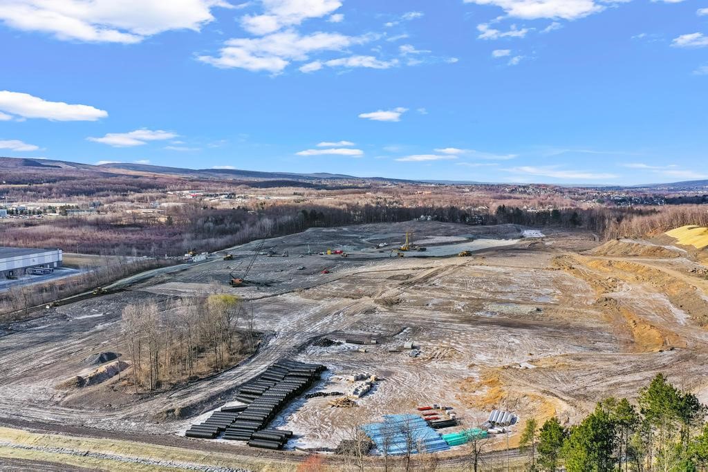 Aerial view of the Olyphant Distribution Center Site (Photo Courtesy of Densification, Inc.)