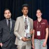 GeoVideo first place winners Pugazhuel Palanivelu, Jesus Esquivel, and Miriam Woodley